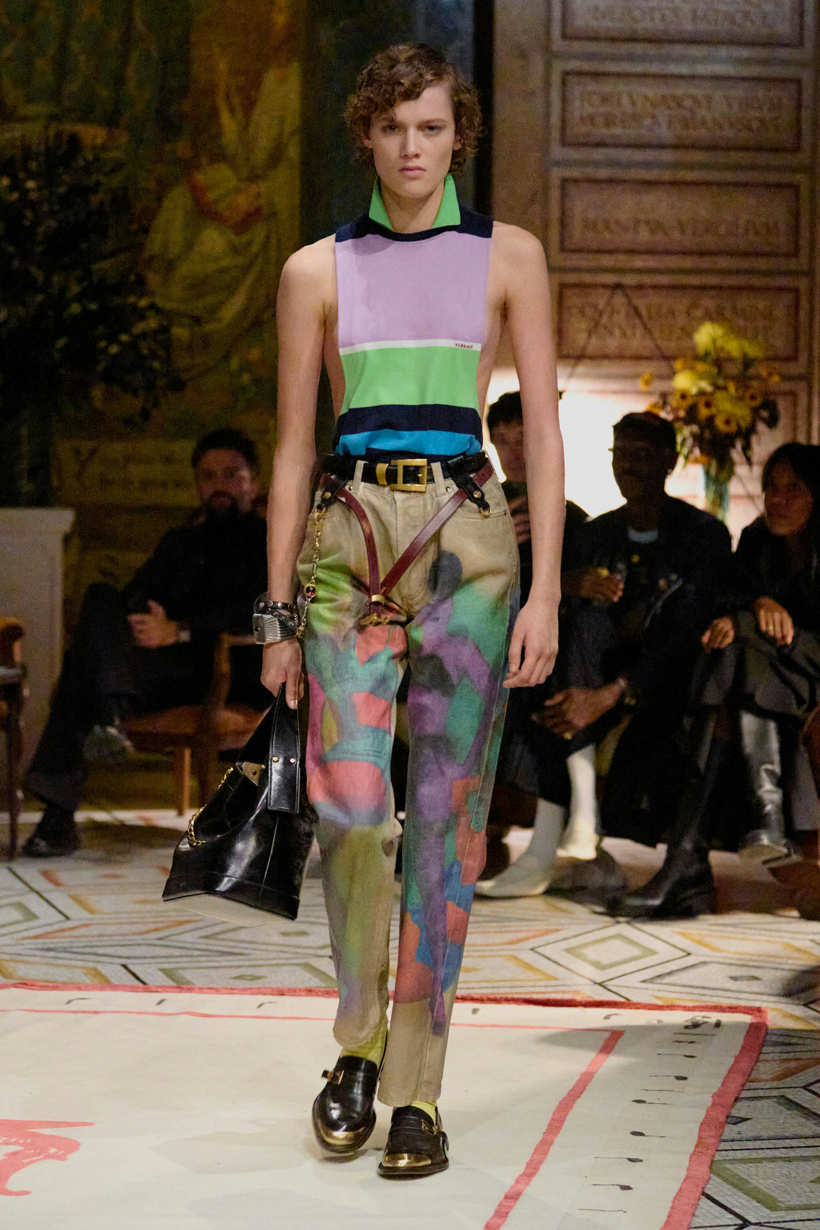 Versace's Spring/Summer 2026 Was An '80s Fever Dream