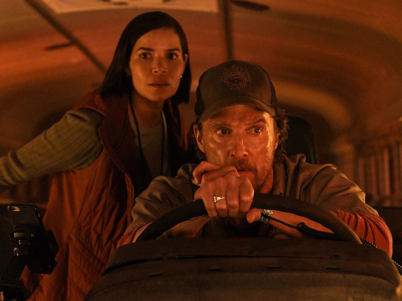 America Ferrera and Matthew McConaughey in The Lost Bus