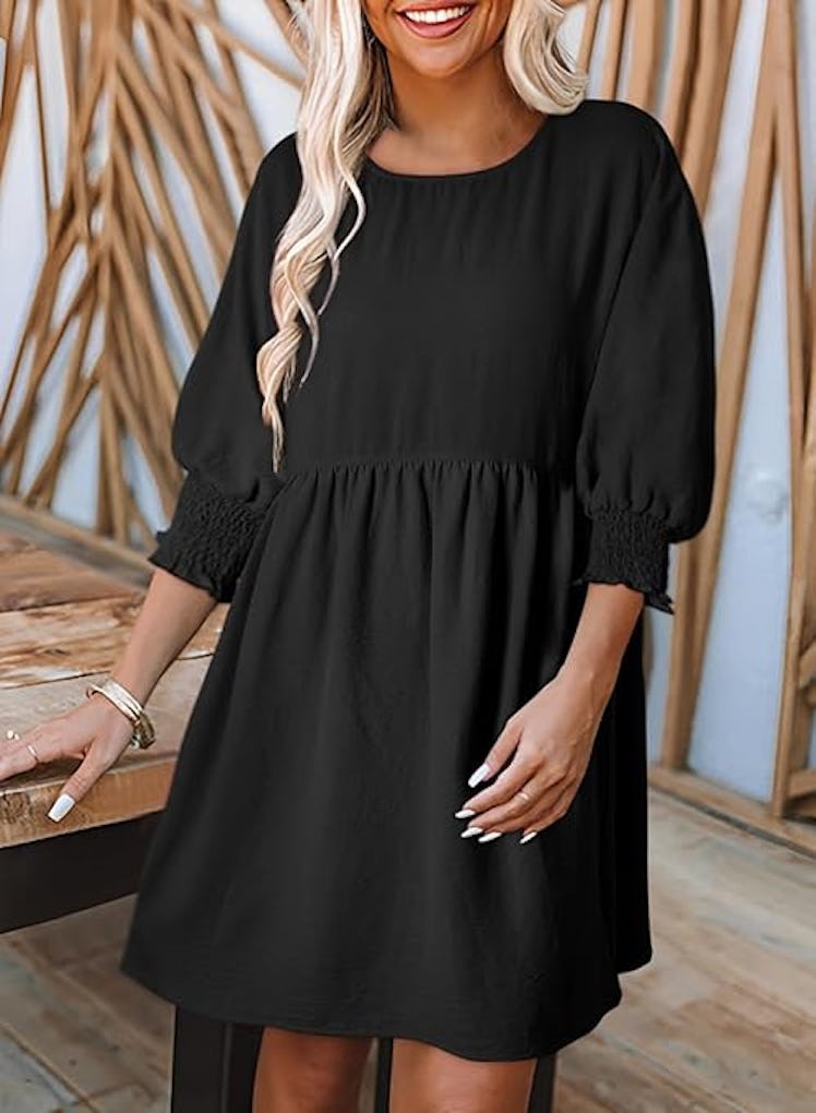 Dokotoo Flowy Babydoll Dress