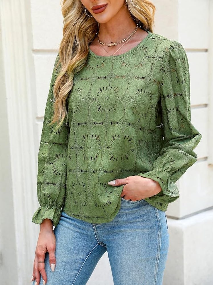 CUPSHE Eyelet Top