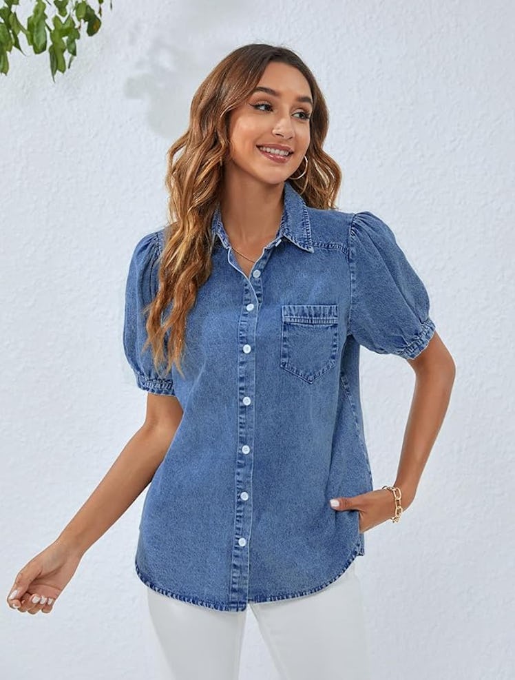 BMJL Denim Blouse