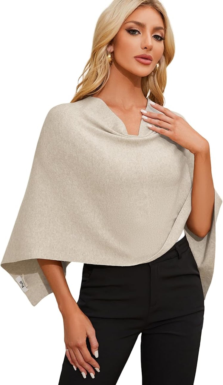 PULI Capri Poncho Sweater