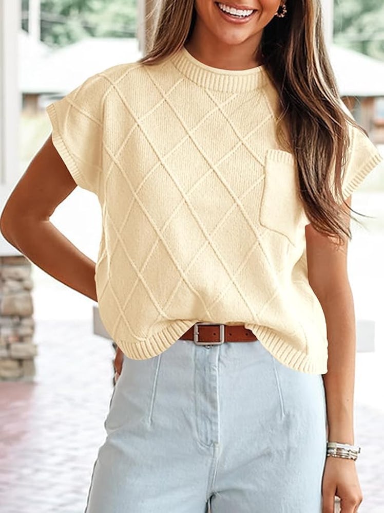Saodimallsu Sweater Vest Top