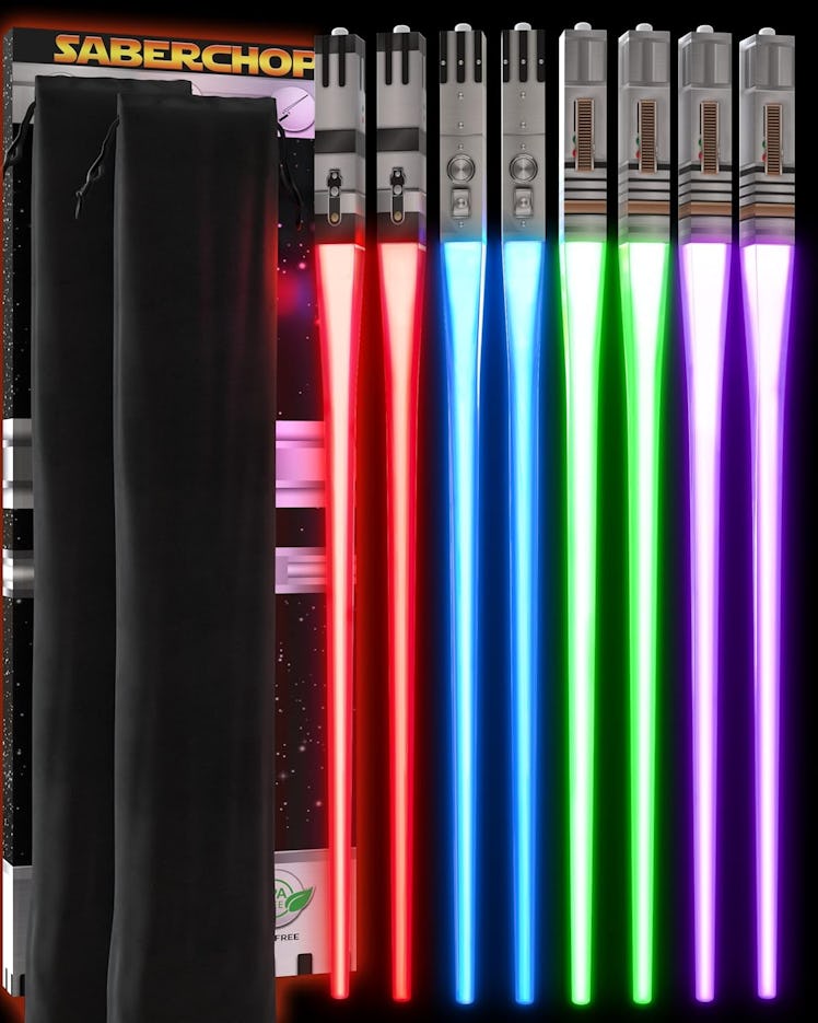 Saber Chops Lightsaber Chopsticks (4 Pairs)