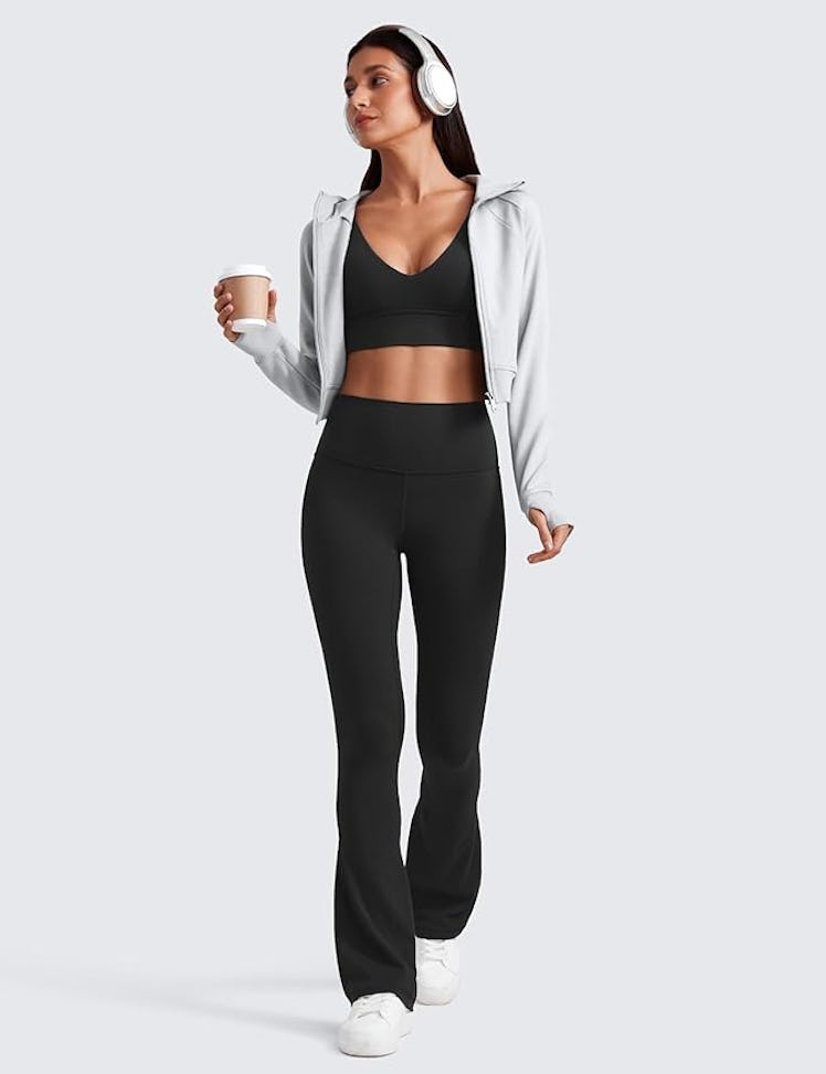 CRZ YOGA Butterluxe High Waist Mini Flared Leggings