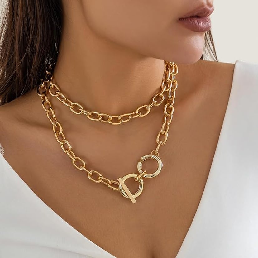 CSIYANJRY99 Chain Statement Necklace
