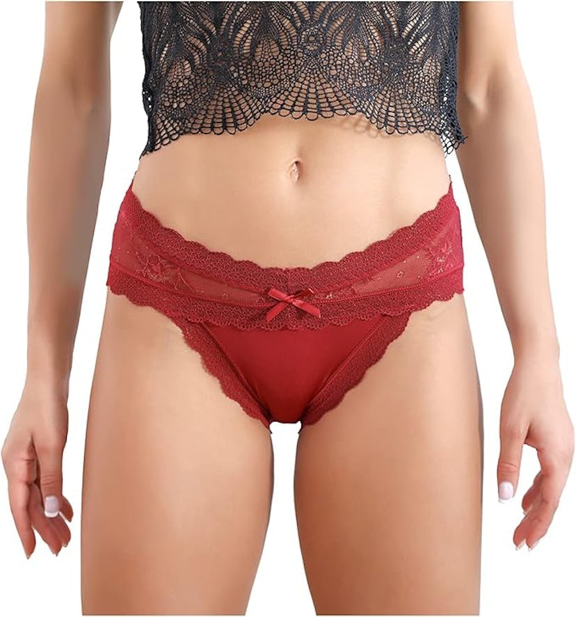 LEVAO Hipster Lace Underwear (6-Pack)