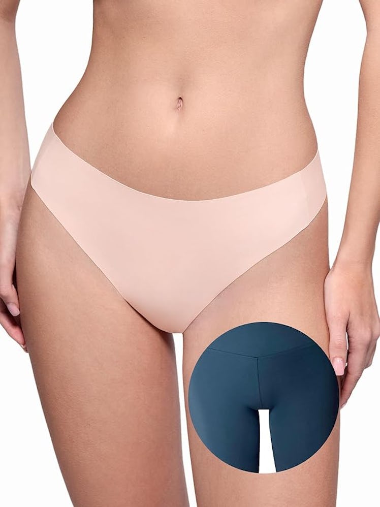 LUCKMEEY Seamless Cotton Thong