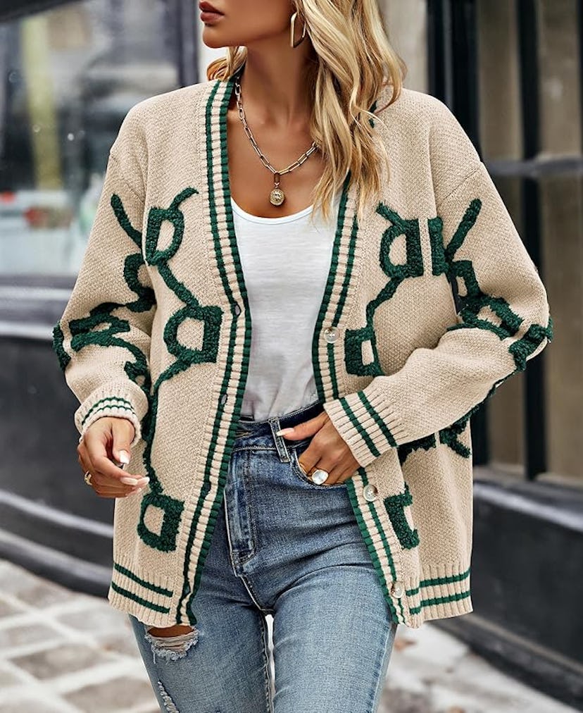 PRETTYGARDEN Chunky Cardigan