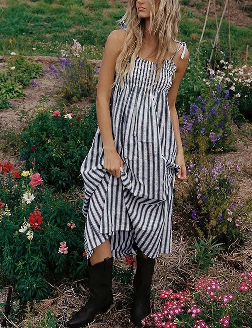 Lentta Smocked Maxi Dress