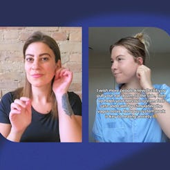 Gently tugging on your ear lobe could help you calm down when stressed.