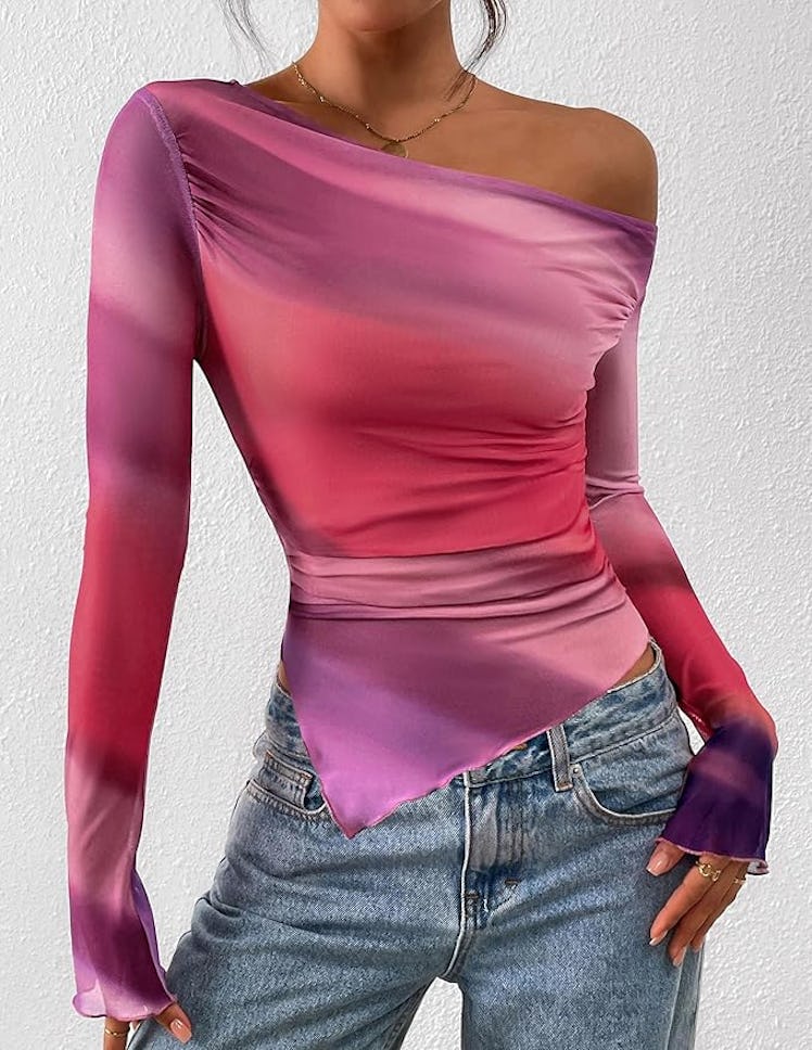 PRETTYGARDEN Asymmetrical Top