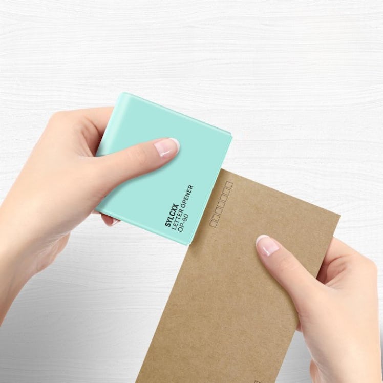 SYLCXX Battery-Operated Electric Letter Opener