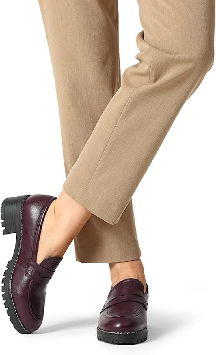 DREAM PAIRS Platform Loafers 