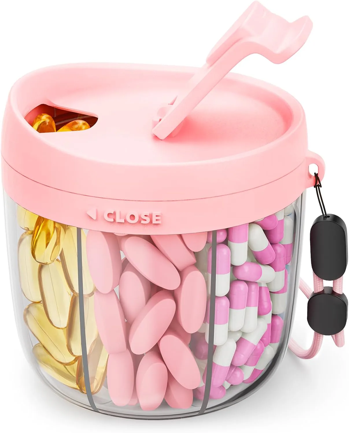 AMOOS Portable Pill Dispenser