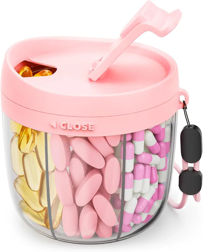 AMOOS Portable Pill Dispenser