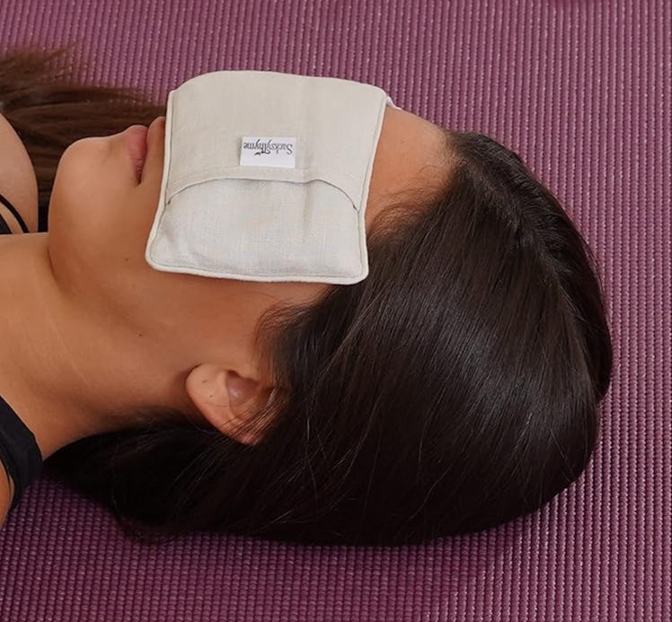 Sacksy Thyme Linen Eye Pillow