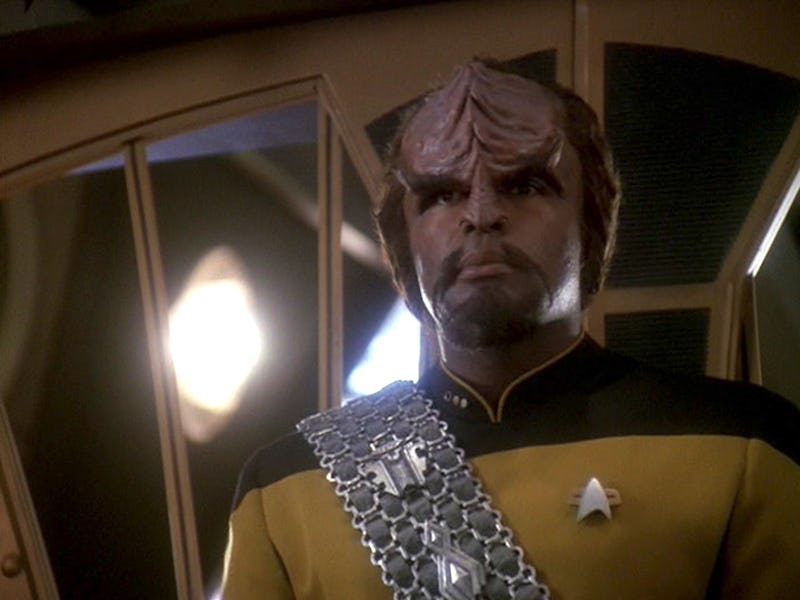 Worf (Michael Dorn) in 'Star Trek: Deep Space Nine.'