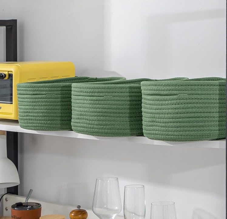 CubesLand Woven Storage Basket (3-Pack)