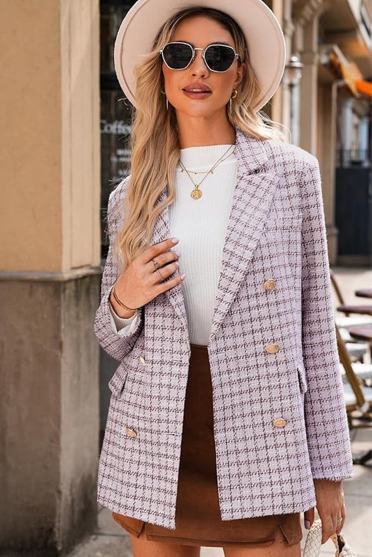Happy Sailed Tweed Blazer 