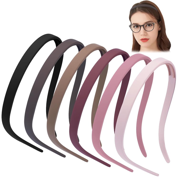TOBATOBA Headbands for Glasses Wearers (6-Pack)