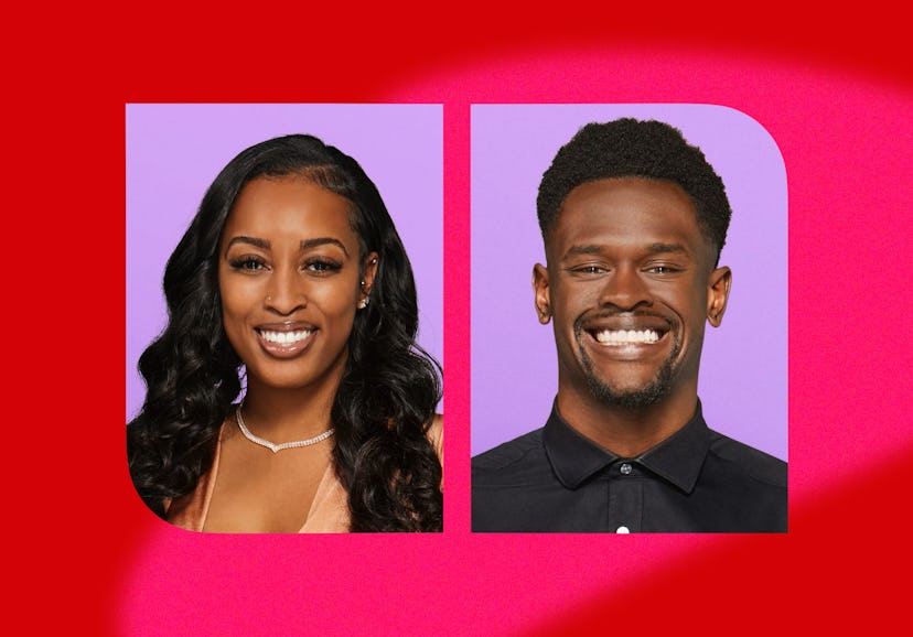 Kalybriah and Edmond on Love Is Blind S9. Photos via Netflix