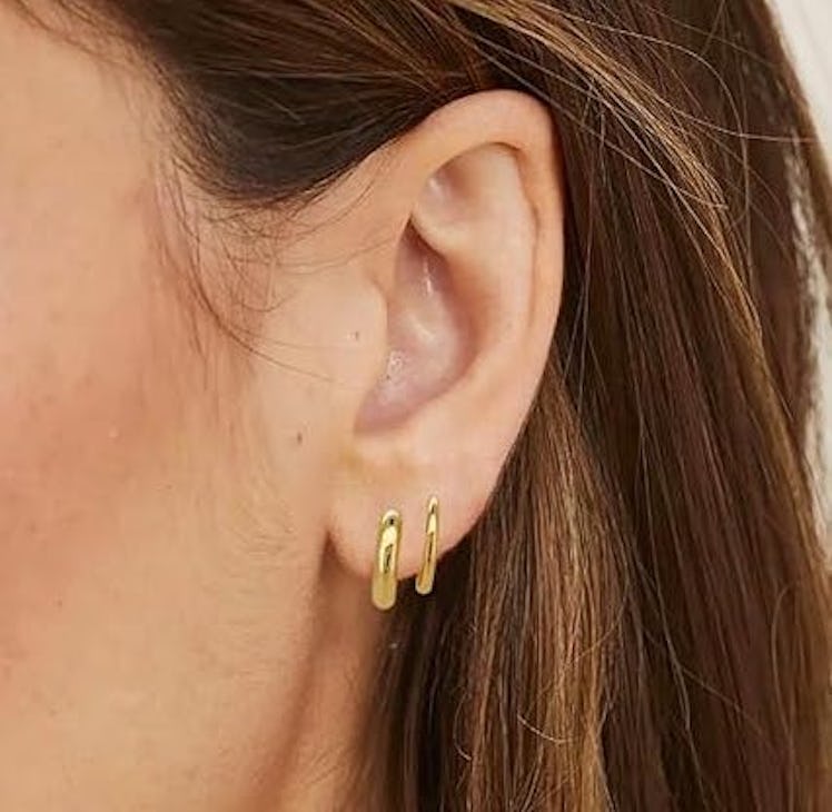 Obidos Huggie Illusion Stud Earrings