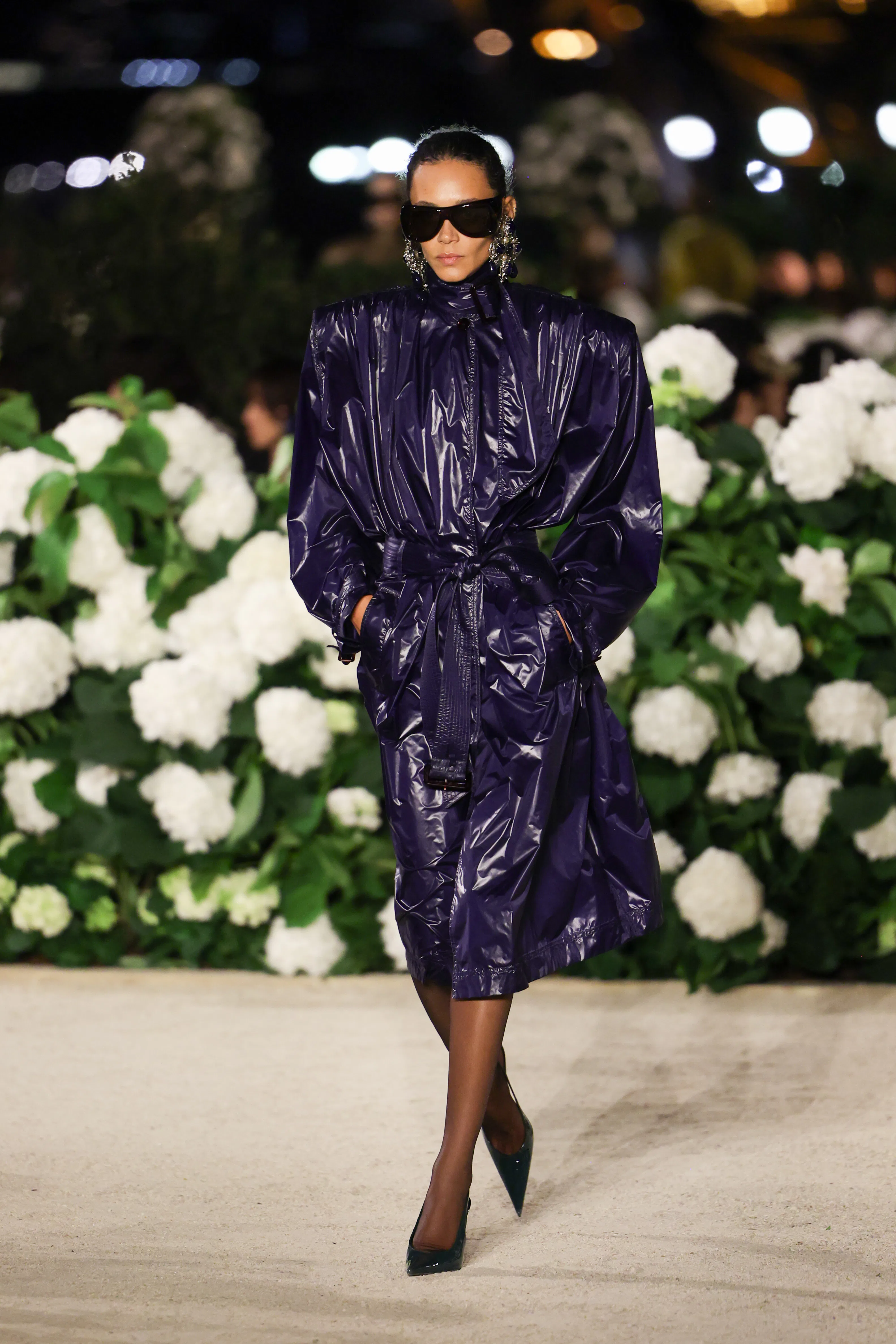 At Paris Fashion Week, Saint Laurent Turns Power Dressing Into the