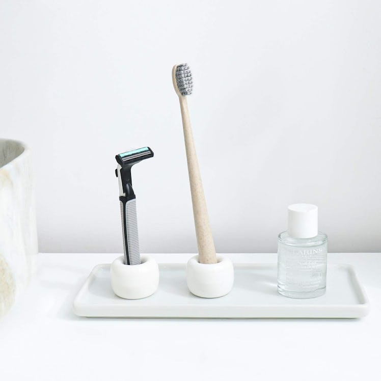 Airmoon Ceramic Toothbrush Holders (2-Pack)