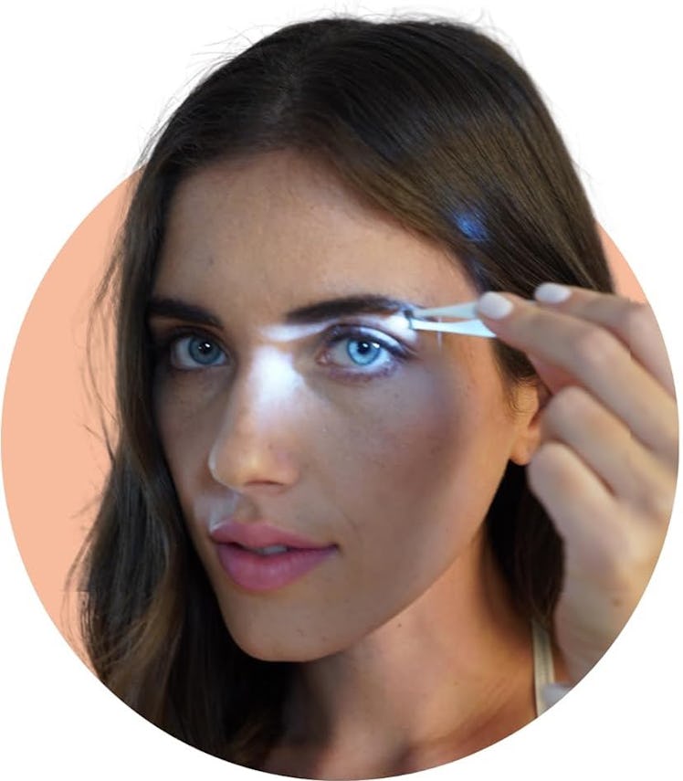Sensica Slant Tip Lighted Tweezers
