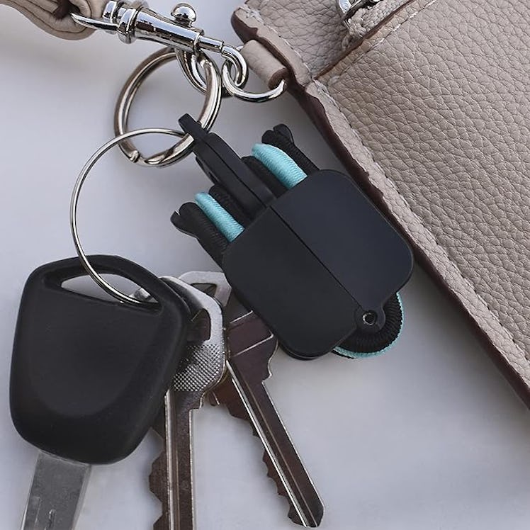 Hair Tie Hub Portable Hair Tie Holder