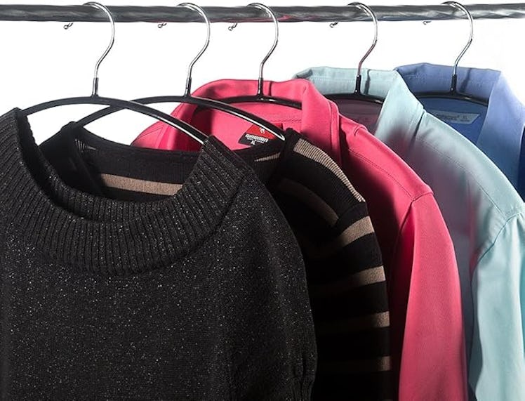 Tosnail Slip-Reducing Shirt Hangers (10-Pack)
