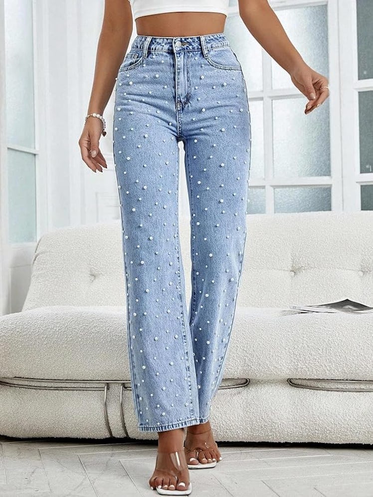 Kedera High-Waisted Straight-Leg Jeans