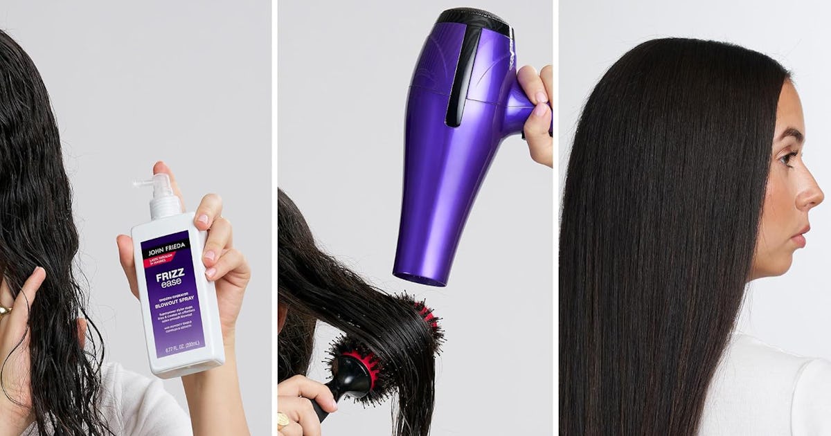 This Drugstore Blow Dry Spray Delivers Mirror-Like Shine For Less Than $15
