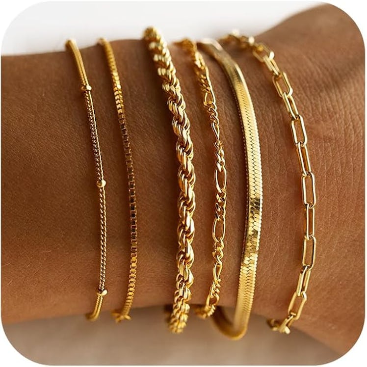 DEARMAY Stackable Bracelets (6-Pack)