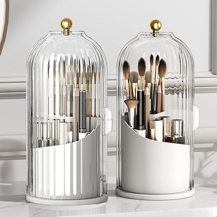 Ezebesta Dust-Proof Makeup Brush Holder 
