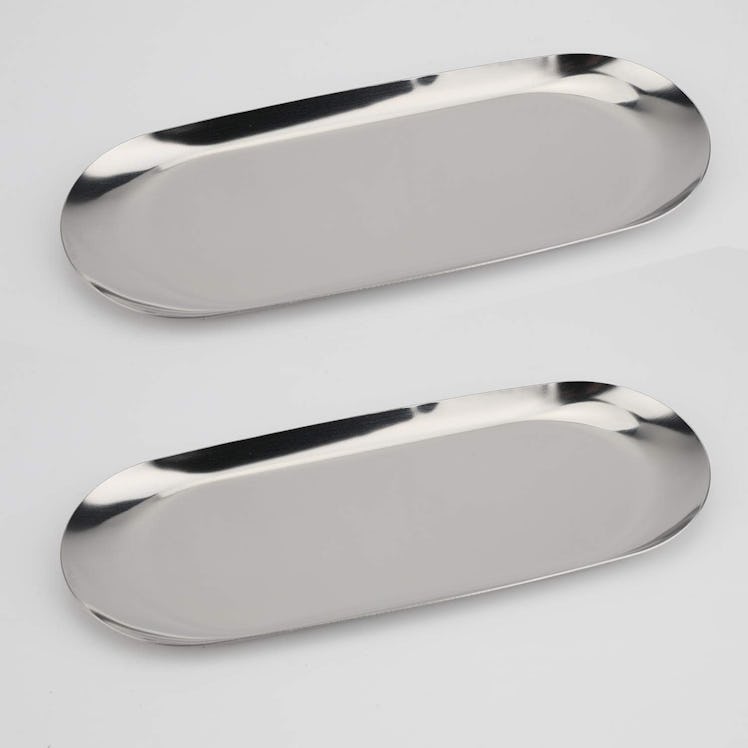 Fermus Stainless Steel Decorative Trays (2-Pack)