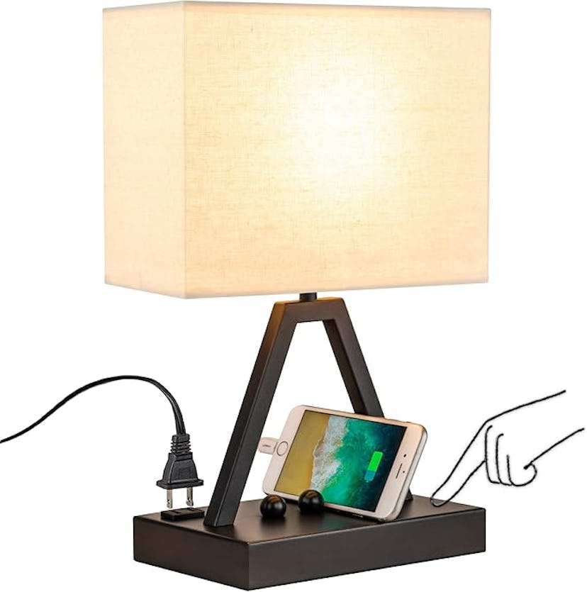Briever Touch Control Table Lamp