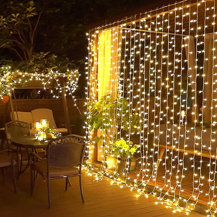 JMEXSUSS LED Curtain Lights 