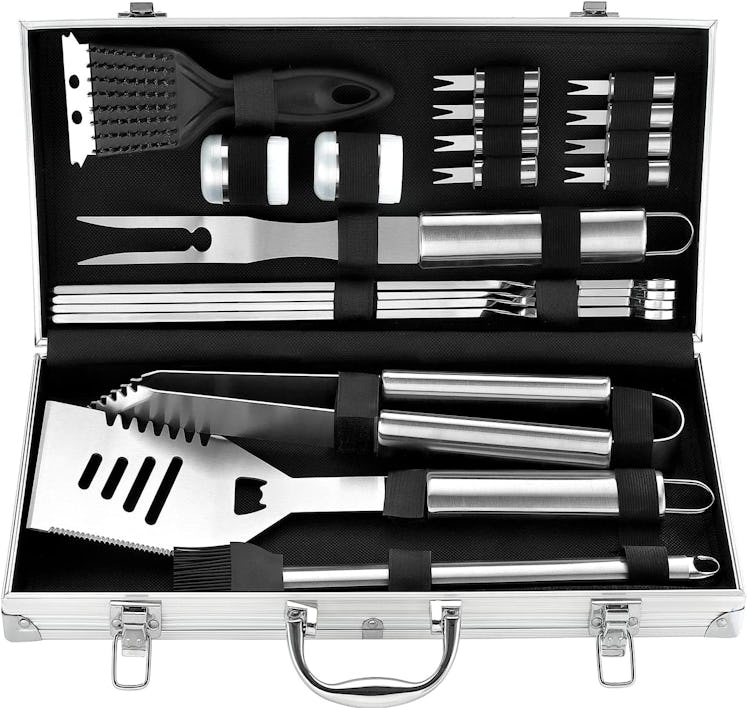 ROMANTICIST BBQ Grill Tool Set (20 Pieces)