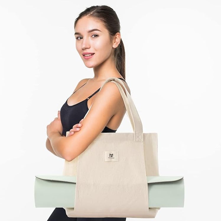 MYQ MOYAQI Tote Bag With Yoga Mat Pocket