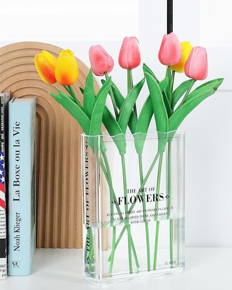 AZLTC Book-Shaped Flower Vase