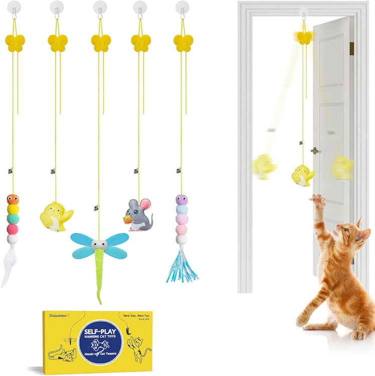 Potaroma Hanging Feather Toy (5-Pack)