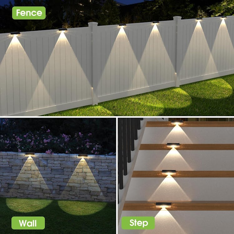  Greluna Solar Fence Lights (16-Pack)