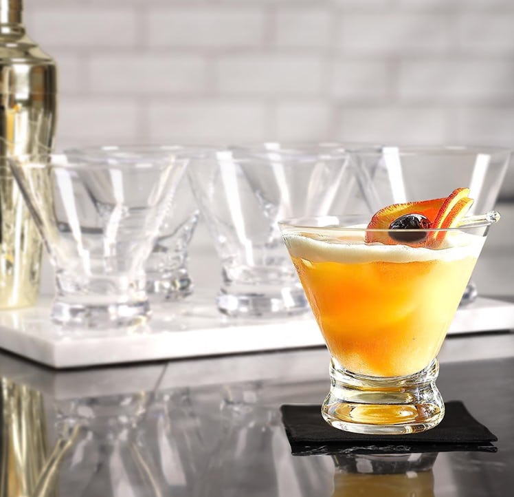 LUNA & MANTHA Martini Glass Set (4-Pack)