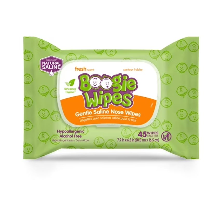 Boogie Wipes Gentle Saline Nose Wipes