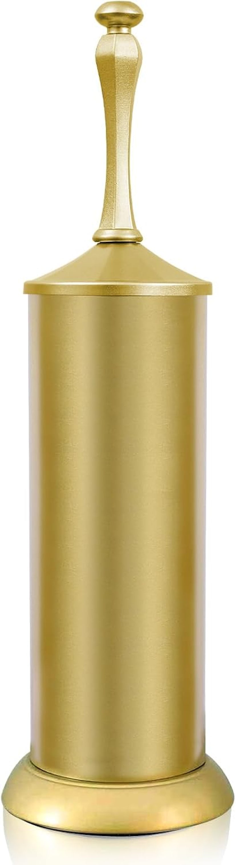 UNCONSIL Gold Toilet Brush and Holder