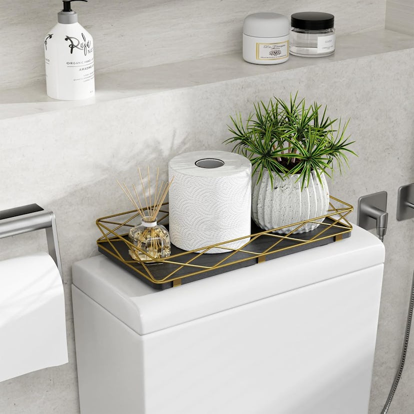 Lixple Toilet Tank Tray