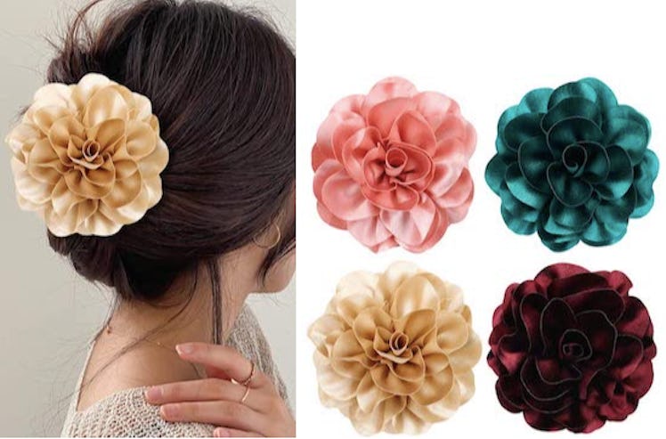 Dizila Plastic Hair Claws Clips (4-Pack)