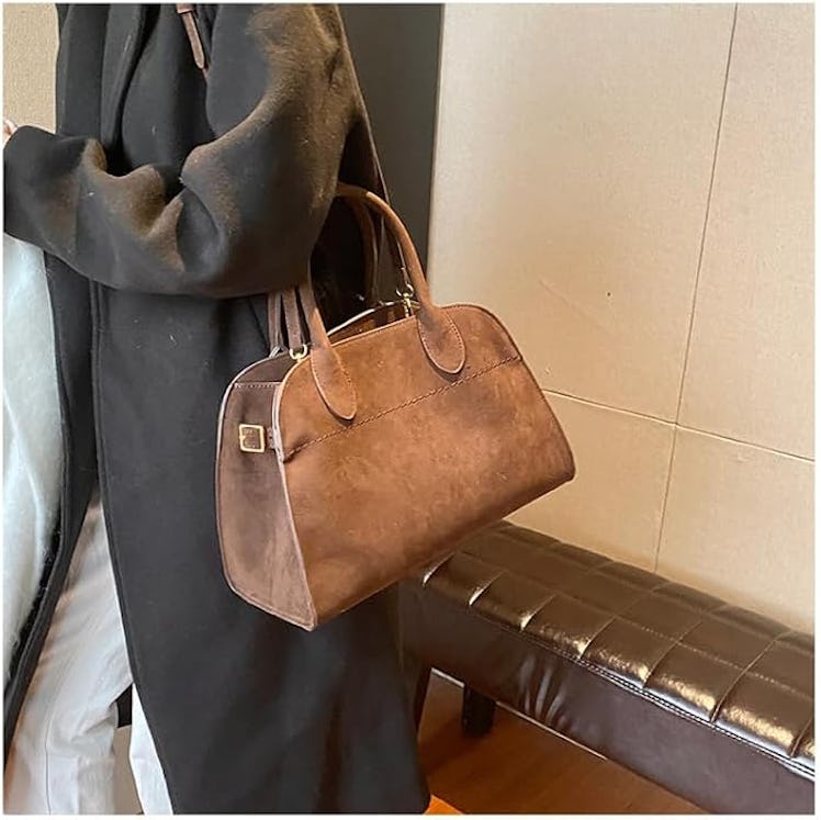 Deermisu Faux Suede Tote Bag